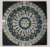 1 x Mosaik-Ornament aus Marmor  60 cm x 60 cm